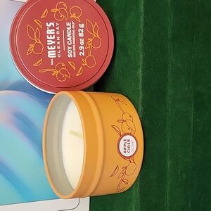 Mrs. Meyer's Apple Cider Scented Soy Candle 82g New In Can